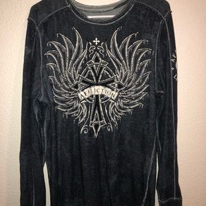 Men’s reversible affliction shirt